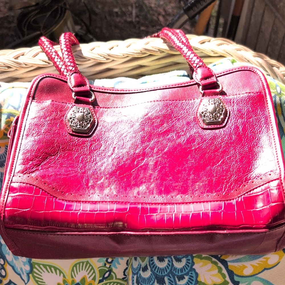 ELKA Handbags Inc Red leather Shoulder Bag